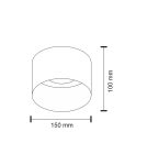 Ceiling luminaires for replaceable light source - Shilo KONAN 1xGX53 black surface-mounted 1146 - product 2