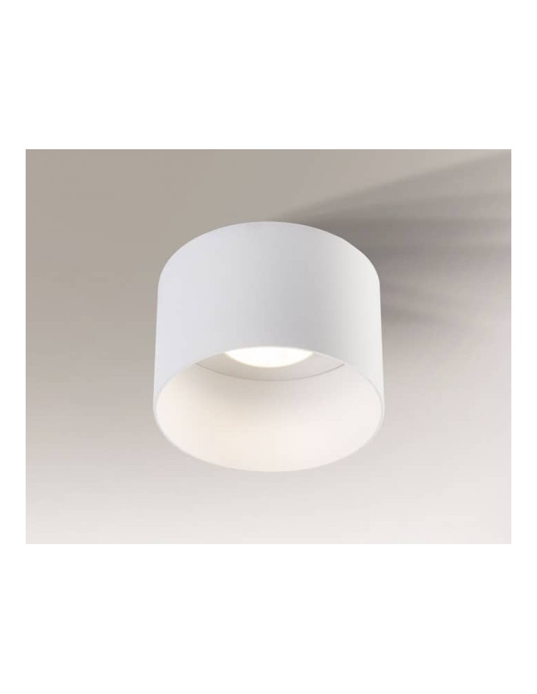 Ceiling luminaires for replaceable light source - Shilo KONAN 1xGX53 white surface mounted 7081 - product kolory-swiatla.pl 1