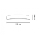 Plafonds - Shilo BUNGO 9xE27 black surface-mounted 1157 - product 2
