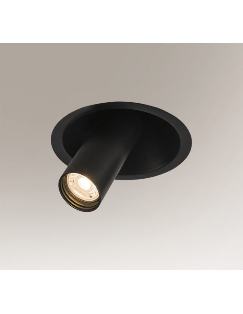Flush-mounted lamps - pendants - Shilo YAKUMO 1xGU10 MR11 black recessed 7804 - product kolory-swiatla.pl 1