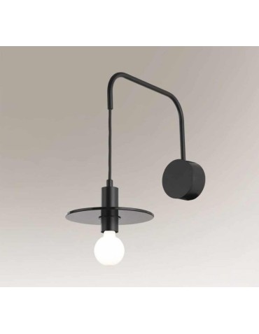 Shilo IKEDA 1xE27 czarny kinkiet 7978