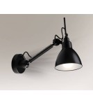 Loft wall lamps - industrial - Shilo DAISEN 1xE27 black wall lamp 4481 - product 1