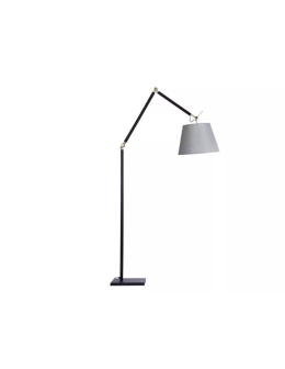 Azzardo ZYTA FLOOR LAMPBODY BK/GO 1xE27 Floor Arm Moving Without Lampshade Black Gold AZ4193