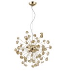 Pendant lamps - Zuma Line Star Gold/Gold 6xG9 French Gold Amber P0539-06A-F7DY Pendant Lamp. - product 1