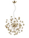 Zuma Line Star Lampa Wisząca Złota/Gold 6xG9 Francuski Złoty Bursztynowy P0539-06A-F7DY