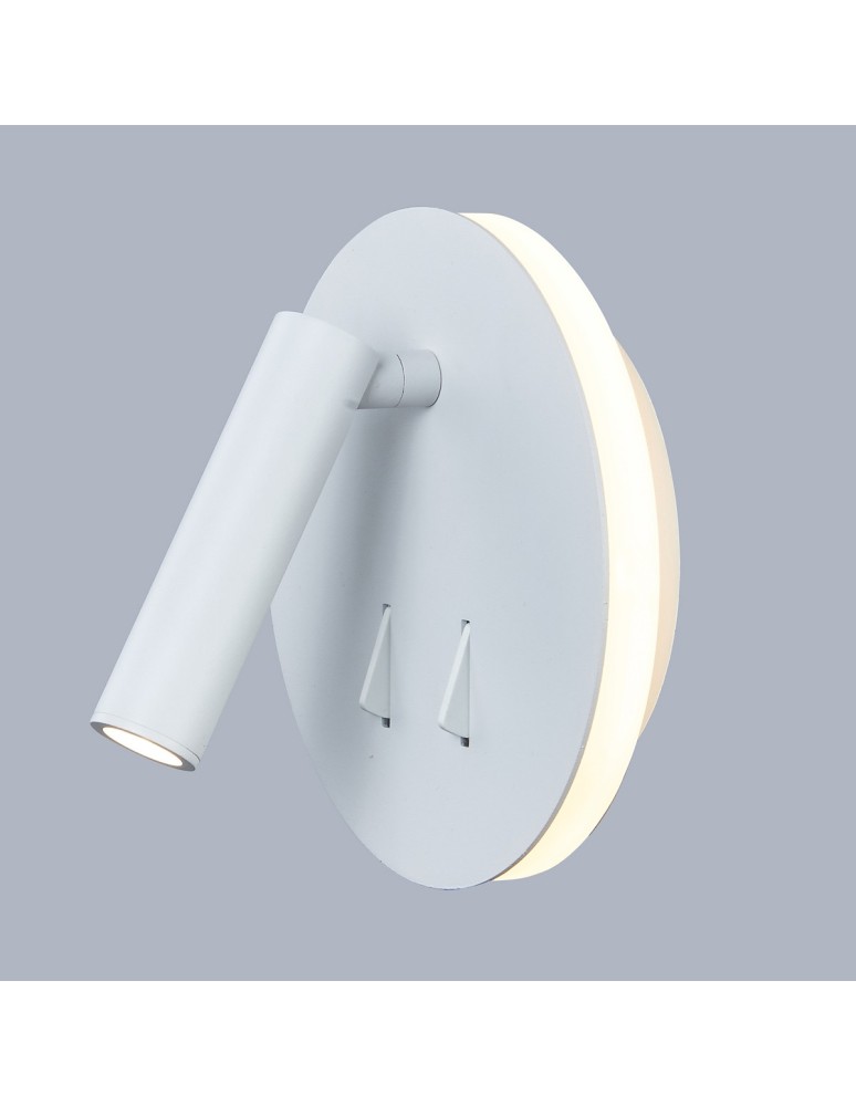 Wall lamps - ITALUX Nemo wall lamp LED 9W 3000K white SP.7348-02A-WH - product kolory-swiatla.pl 1
