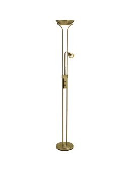 Markslojd DETROIT 2L Brass 111242 Floor Lamp