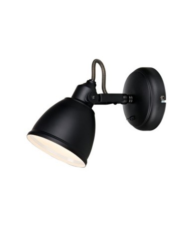 Markslojd FJALLBACKA 1L Black Mat 105814 Wall lamp.