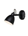 Markslojd FJALLBACKA 1L Black Mat 105814 Wall lamp.