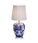 Classic table lamps - Markslojd GÖTEBORG 1L 17cm Blue/White 104999 Table Lamp. - product 1