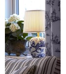 Classic table lamps - Markslojd GÖTEBORG 1L 30.5cm Blue/White 105000 Table Lamp - product 2