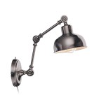 Loft wall lamps - industrial - Markslojd GRIMSTAD Antique/Silver 105052 Wall lamp. - product 1