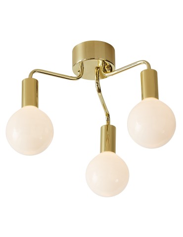 Markslojd HISTORY 3L Szczotkowany/Opal Złoty 105774 Sufitowa