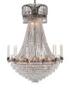 Markslojd LÄCKÖ Crown 15L Antique/Brilliant 100667 Chandelier.