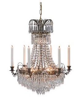 Markslojd LÄCKÖ Korona 7L Antyczny/Brilliant 100649 Żyrandol