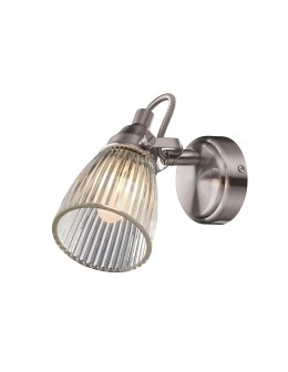 Markslojd LADA 1L IP44 Stalowy/Przezroczysty 104864 Kinkiet