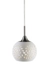 Markslojd LOHALS 1L 18cm Steel/White 102288 Pendant.