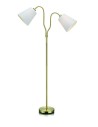 Markslojd MODENA 2L Brass/White 105274 Floor Lamp