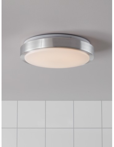 Markslojd MOON 28cm Led Aluminium/Biały 105958 Plafon - produkt 2