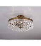 Ceiling lamps with crystals - Markslojd STRÖMSHOLM 3L Antique/MC 100613 Plafond. - product 1