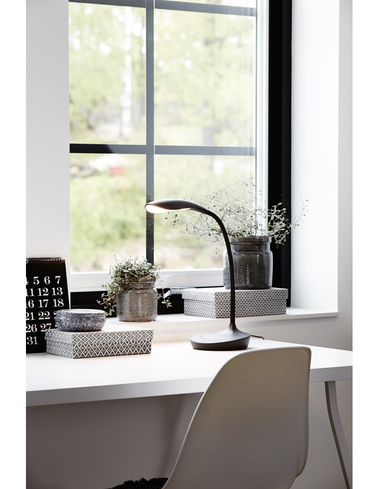 Desk lamps - Markslojd SWAN USB Black 106094 Desk Desk - product kolory-swiatla.pl 3