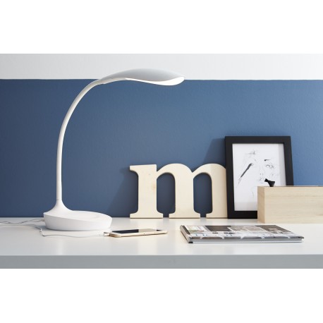 Markslojd SWAN USB White 106093 Desk Lamp