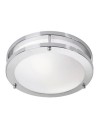 Markslojd TABY LED IP44 Chrome/White 105621 Plafond.