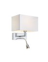 Markslojd SAVOY Wall 2L Chrome/White 106307 Wall lamp.