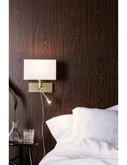 Markslojd SAVOY Wall 2L Mosiądz/Biały 106308 Kinkiet - produkt 2