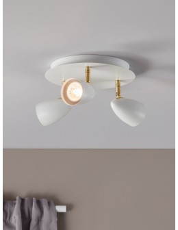 Markslojd CIRO Ceiling 3L Biały/Mosiądz 106319 Plafon - produkt 2