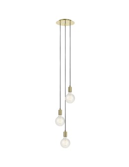 Markslojd SKY round 3L Brass/Black 106333 Pendant.