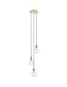 Markslojd SKY round 3L Brass/Black 106333 Pendant.