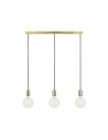 Markslojd SKY simple 3L Brass/Black 106335 Pendant.