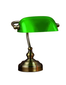 Markslojd BANKERS 1L 25cm Zielony 105930 Biurkowa