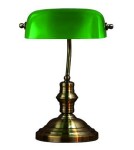 Reading table lamps - Markslojd BANKERS 1L 42cm Green 105931 Desk - product 1