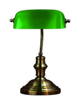 Markslojd BANKERS 1L 42cm Zielony 105931 Biurkowa