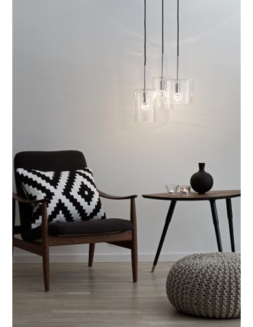 Markslojd ROCKFORD 3L Chrom/Przezroczysty 105099 Wisząca - produkt 2