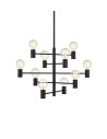 Markslojd PARIS 10xE27 Chandelier Black 107187
