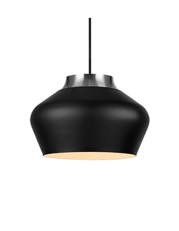 Markslojd KOM Wisząca 31cm 1L Czarny/Stal 107378