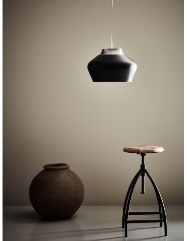 Markslojd KOM Wisząca 31cm 1L Czarny/Stal 107378 - produkt 2