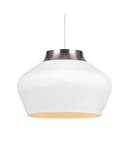Markslojd KOM Hanging 31cm 1L White/Steel 107379