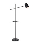 Broken floor lamps - Markslojd Linear Black 1xE14 USB Floor Lamp 107307 - product 1