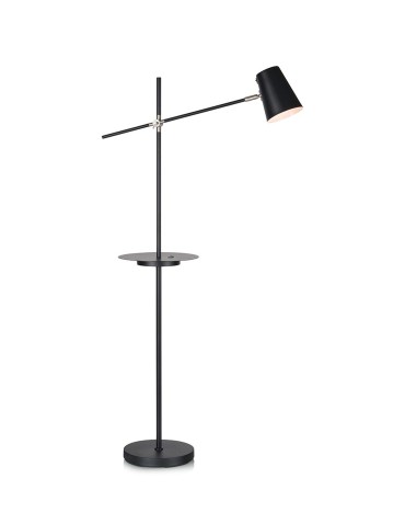Markslojd Linear Black 1xE14 USB Floor Lamp 107307