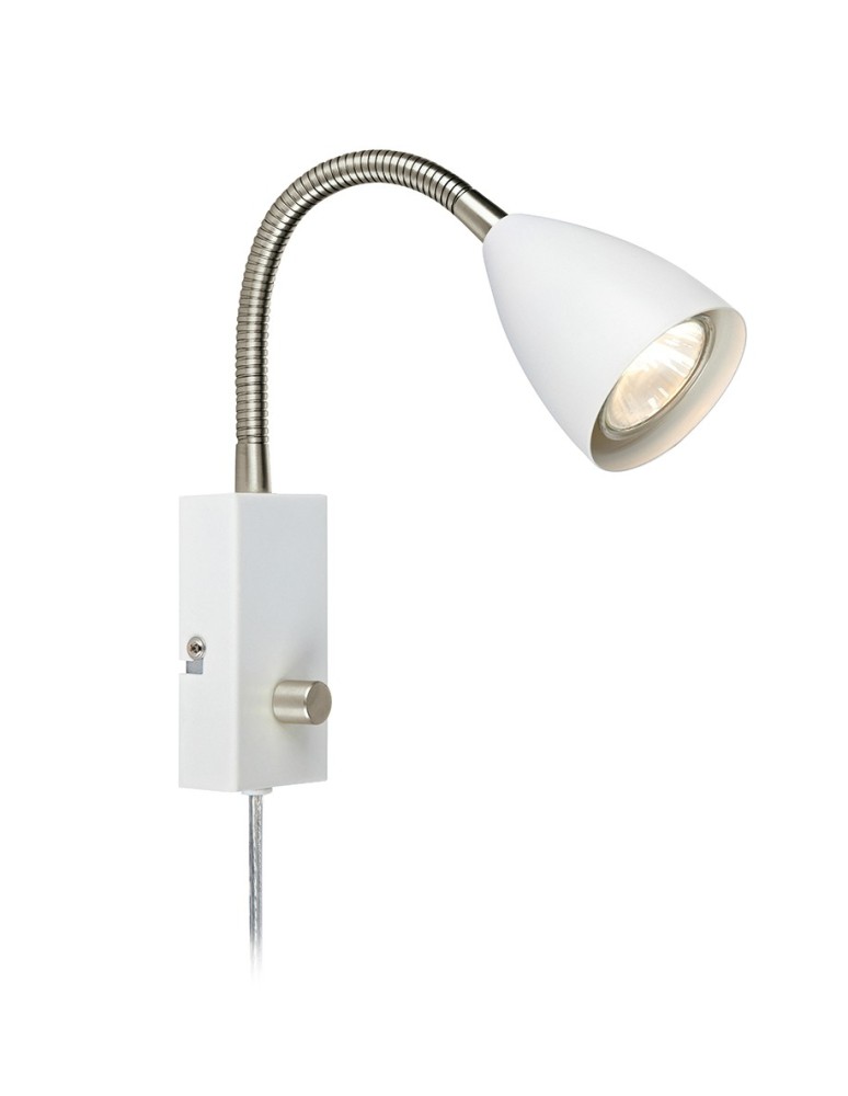 Wall lamps - Markslojd Ciro Flex White Wall lamp 1xGU10 107410 - product kolory-swiatla.pl 1