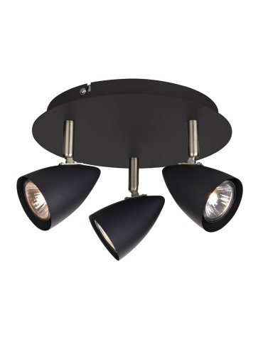 Markslojd Ciro Black Plafond 3xGU10 107411