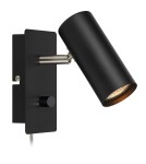 Wall lights - Markslojd Barcelona Black Wall lamp 1xGU10 107345 - product 1
