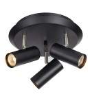 Spotlight ceiling lamps - Markslojd Barcelona Black Plafond 3xGU10 107348 - product 1