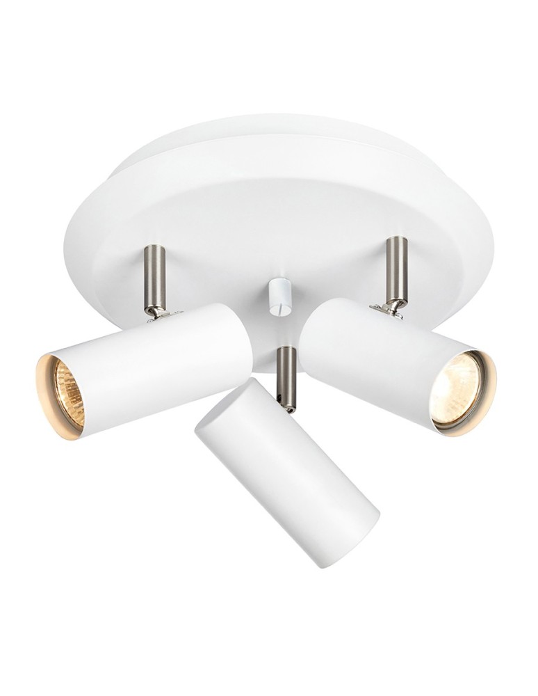 Spotlight ceiling lamps - Markslojd Barcelona White Plafond 3xGU10 107349 - product kolory-swiatla.pl 1