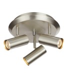 Spotlight ceiling lamps - Markslojd Barcelona steel Plafond 3xGU10 107350 - product 1