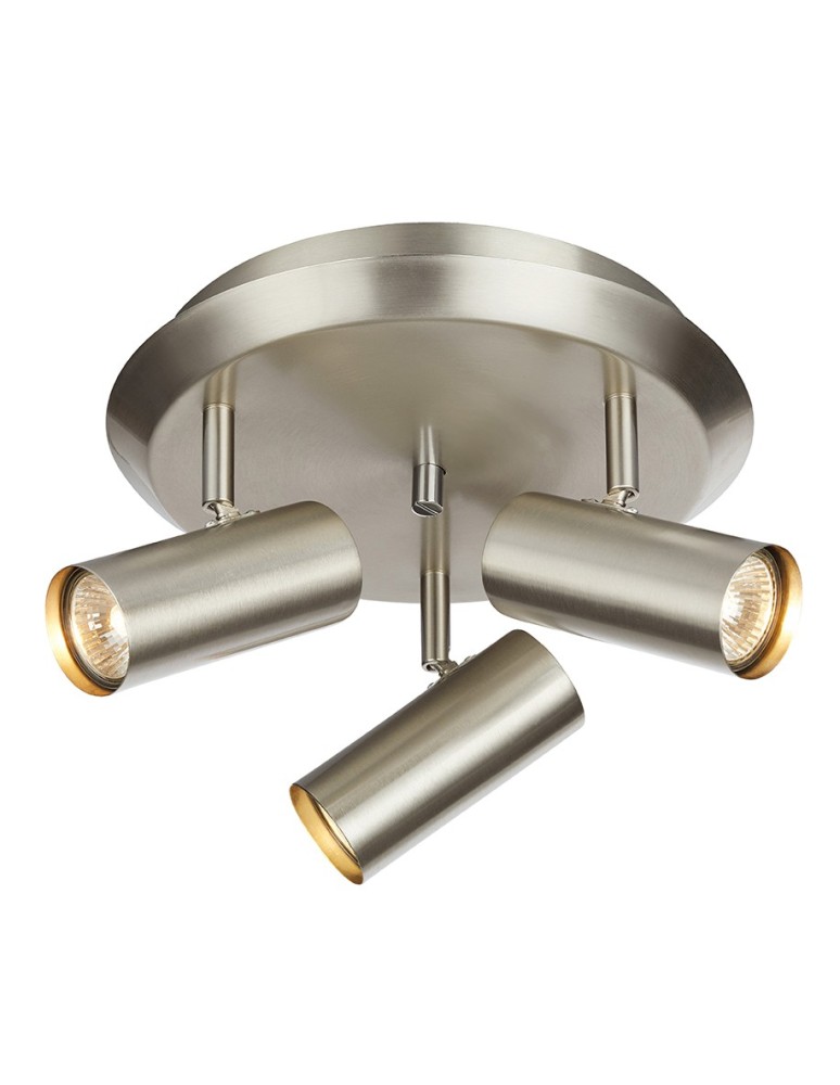 Spotlight ceiling lamps - Markslojd Barcelona steel Plafond 3xGU10 107350 - product kolory-swiatla.pl 1